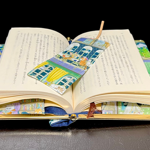 Creema限定春の福袋2025『yukiemon』がま口ブックカバー&ペンケースの