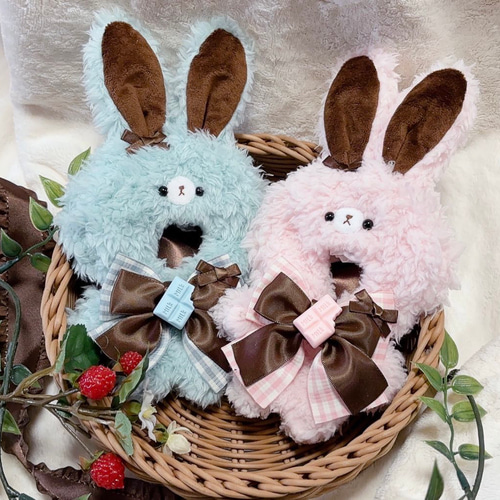 10-14cm ぬいぐるみ用 着ぐるみ ぬい服 うさぎ チョコミント 10-14cm ぬいぐるみ用 着ぐるみ ぬい服 うさぎ チョコミント