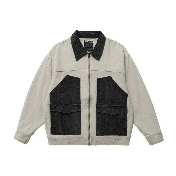 秋冬新作 メンズ ポケットウォッシュラペルジャケット 男 おしゃれ アウトドア 屋外 トップス