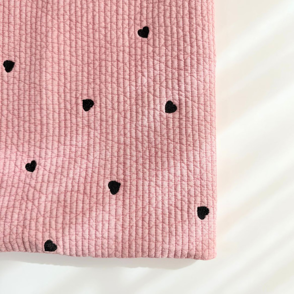 【kids kimuページ】ハート刺繍×フリル×ハートキルティング kids kimuページ】ハート刺繍×フリル×ハートキルティング kids