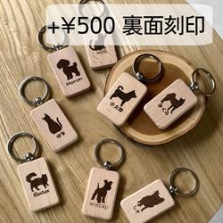 犬・猫 ワンバープレート ニャンバープレート キーホルダー ナンバープレート ネームタグ オリジナル 犬キーホルダー 4枚目の画像