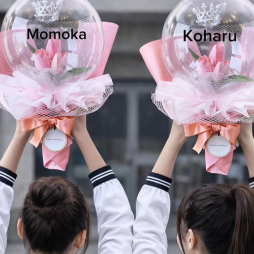 バルーンブーケ ピンクブーケ 卒業ブーケ 卒業花束 プレゼント