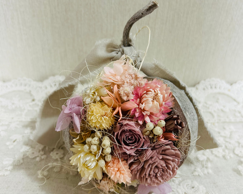 ブッダナッツアレンジ(ピンク) L プリザーブドフラワー mandarin lop