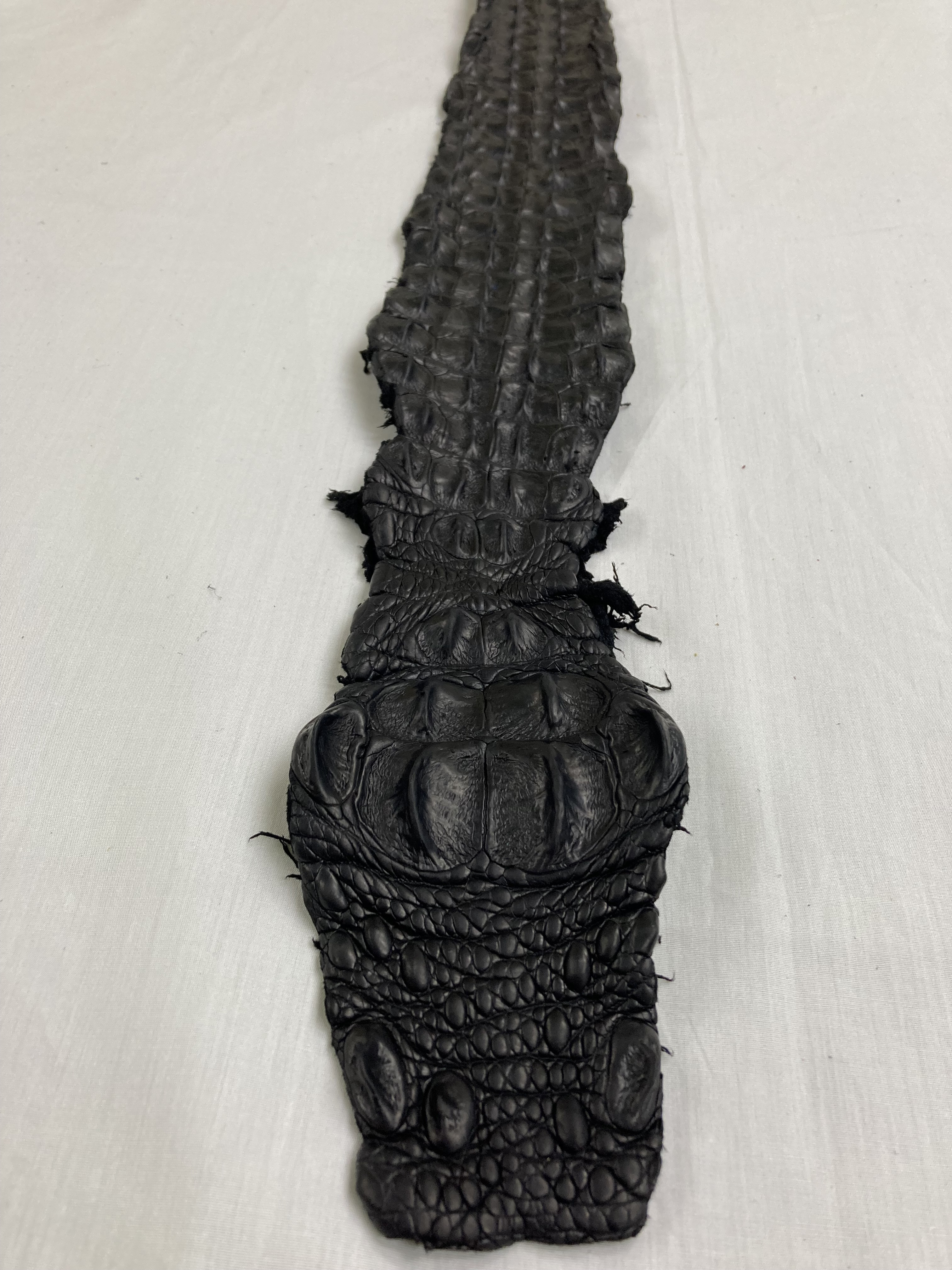 クロコバックストラップ　黒