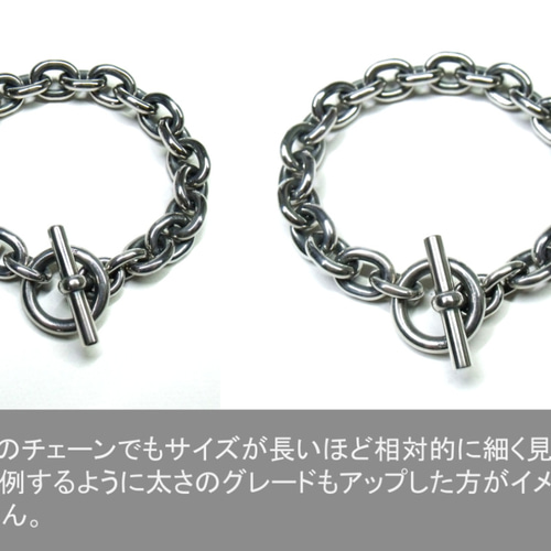 ミドルあずきブレスレット ハンドメイド マンテルチェーン 小豆 あずき ブレスレット ゴールド