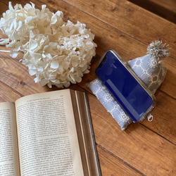 * new  スマホスタンド　ミナペルホネン(dear) 2枚目の画像