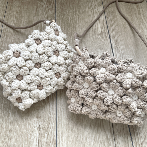 ポコポコ 花柄ポシェット キッズポシェット フラワーモチーフ 雑貨  