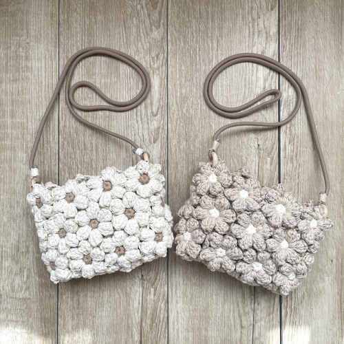 ポコポコ 花柄ポシェット キッズポシェット フラワーモチーフ 雑貨  