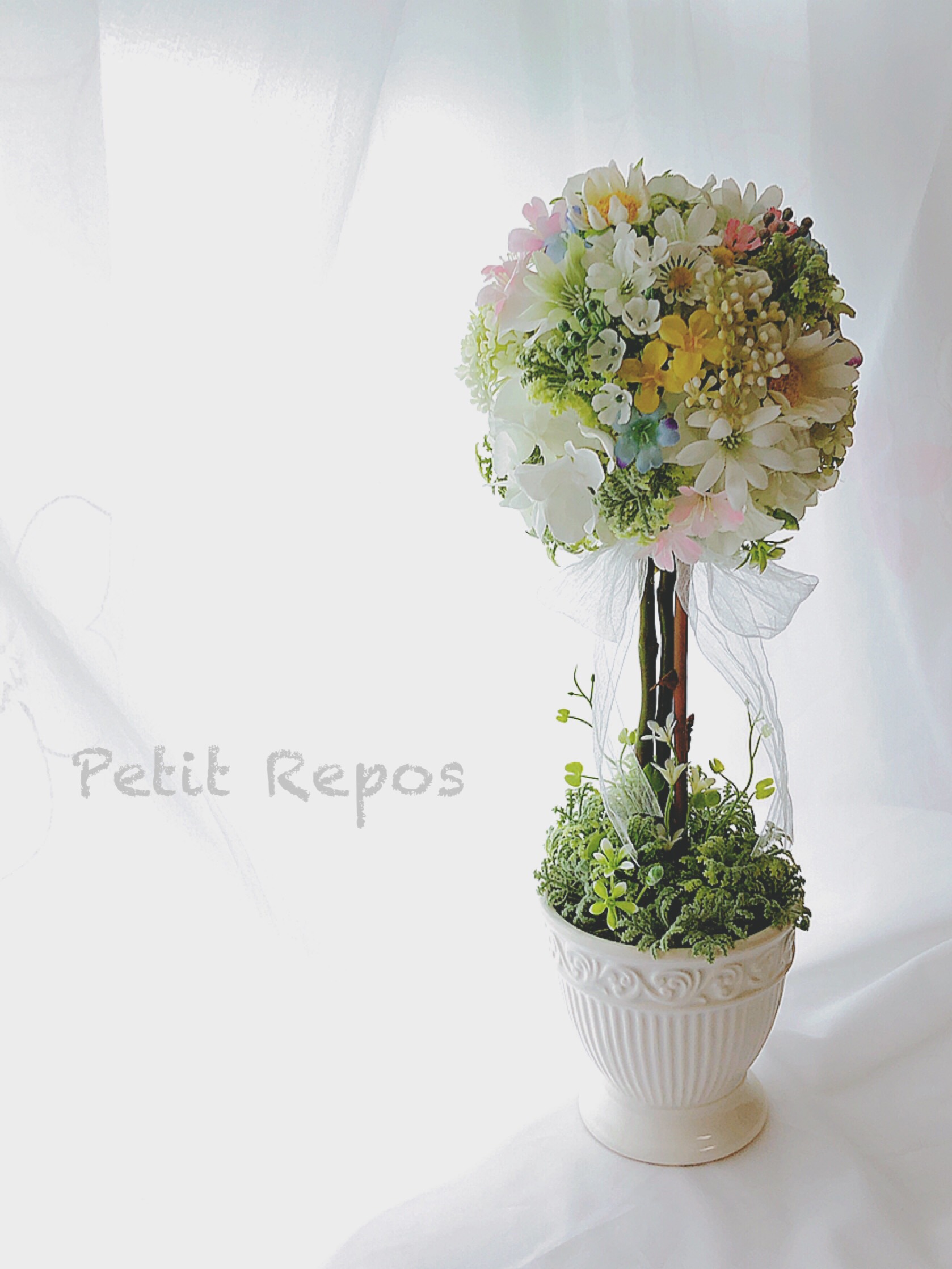 小花のトピアリー