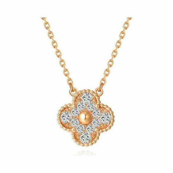 ネックレス　フラワー　四葉　ダイヤモンド VENDOME AOYAMA ヴァンドーム青山 ダイヤモンド ネックレス