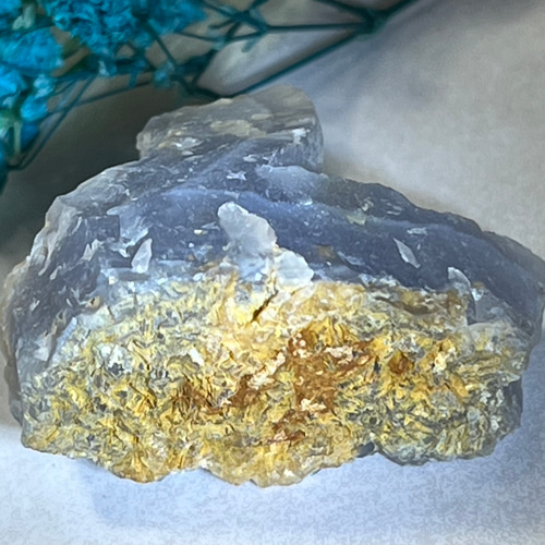 ポジティブの石☪︎⋆˚ ブルーレースカルセドニー 原石 ラフストーン