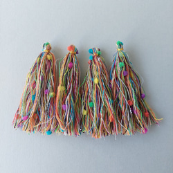 引き揃え糸 タッセル(43) 素材糸 パーツ カラフル 毛糸 Lola patti