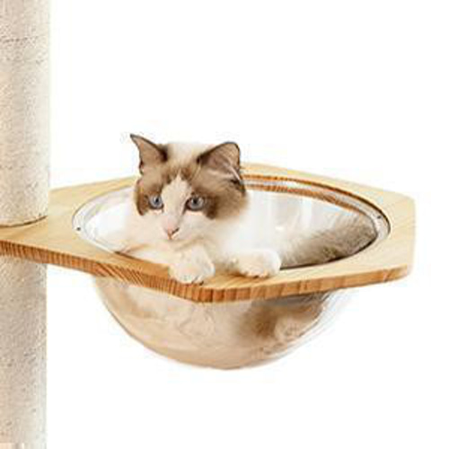 天空のキャットハウス 高級キャットタワー 木製 据え置き型 宇宙