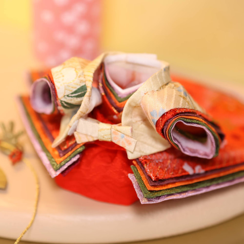 ハンドメイドドール服 雛人形 お雛様·お内裏様 小物セット 春色 赤