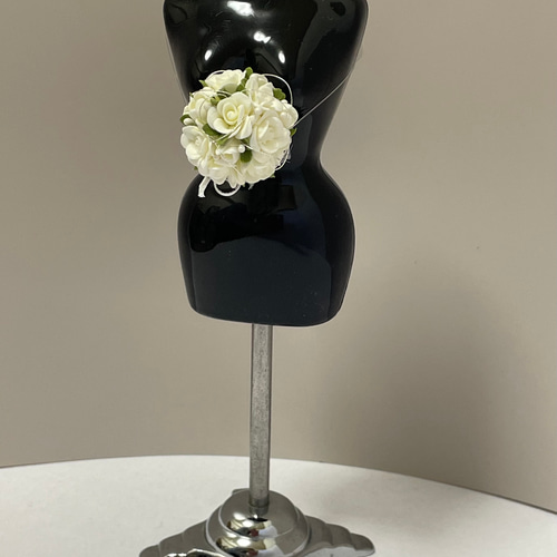 ミニチュア ドール用 クレイフラワー 薔薇のブーケ アートフラワー