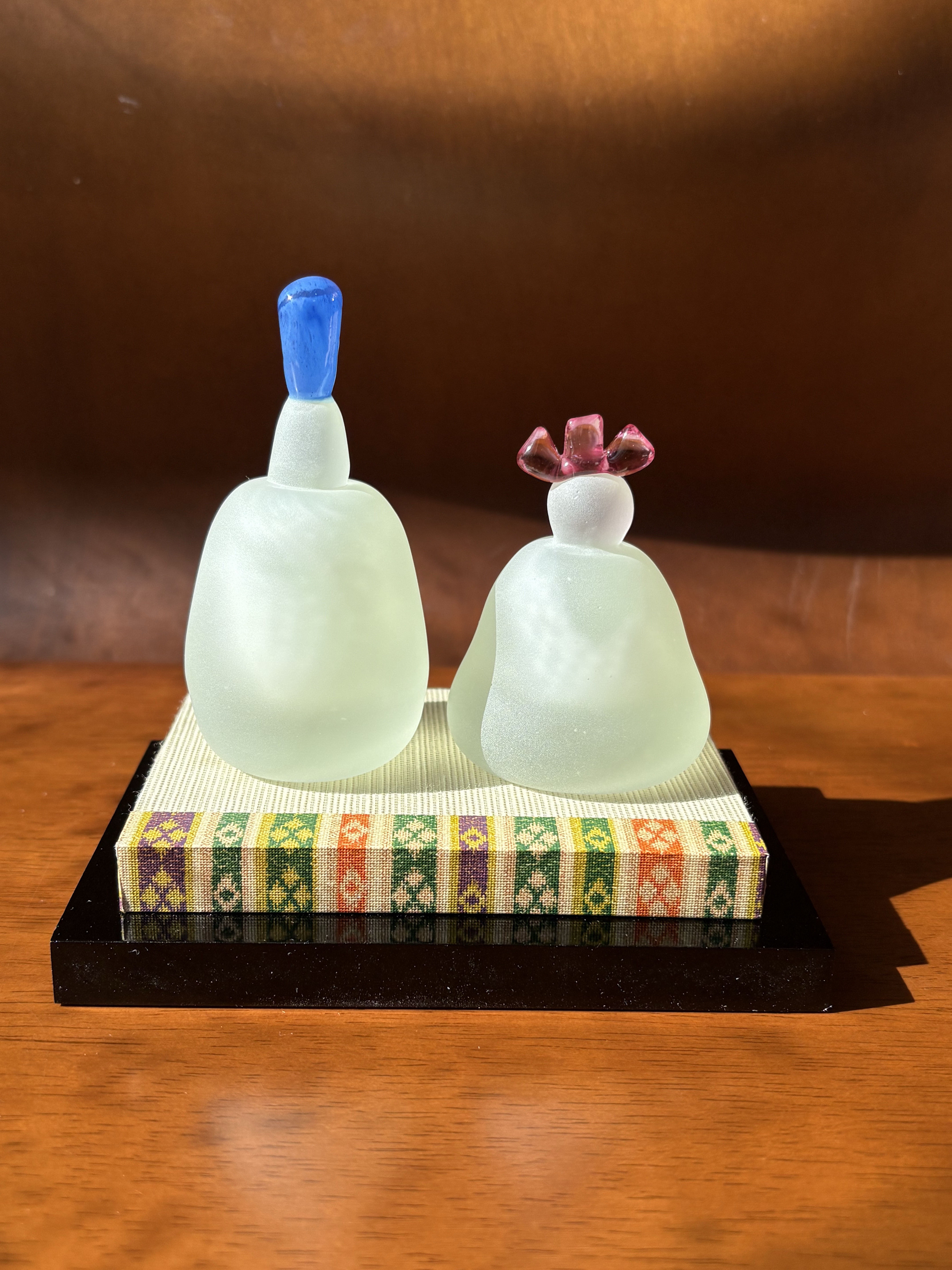 ガラスのお雛様　白珠(桃の節句)　雛人形おひなさま（４） 6,216円