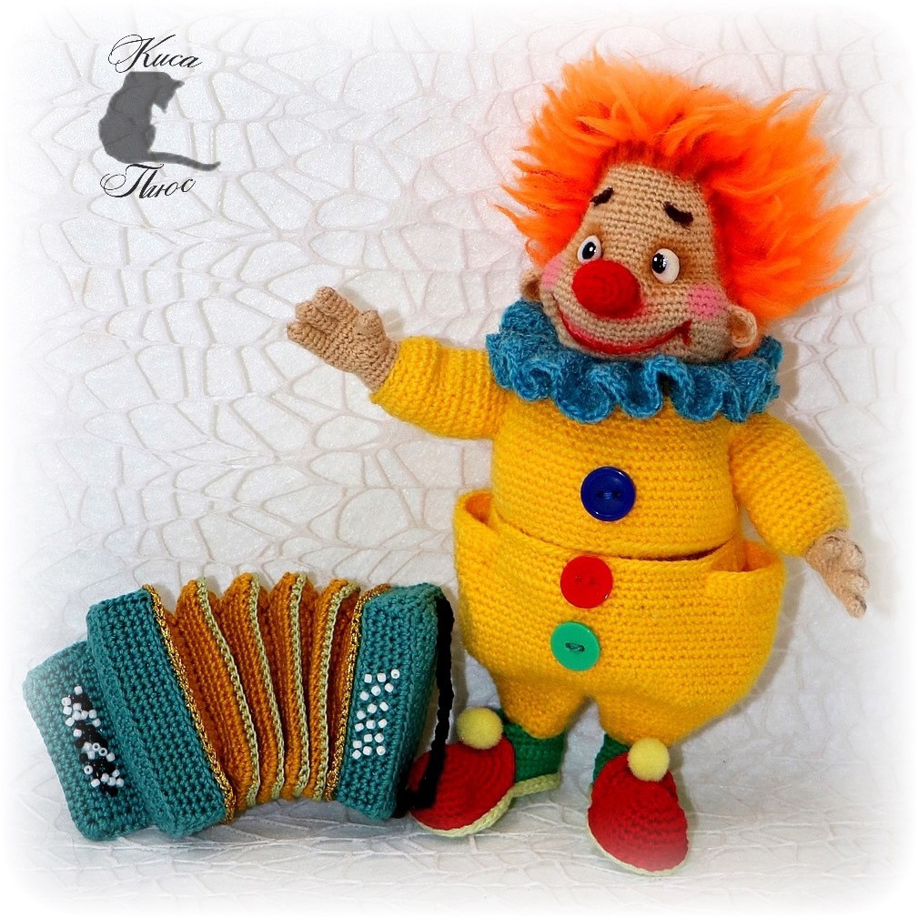 ☆送料無料☆あみぐるみピエロ