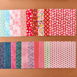 可愛い和紙 10×10cm 20柄 20枚〜折り紙 折り鶴 友禅和紙 その他
