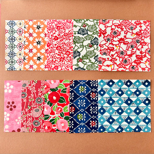 可愛い和紙 10×10cm 20柄 20枚〜折り紙 折り鶴 友禅和紙 その他