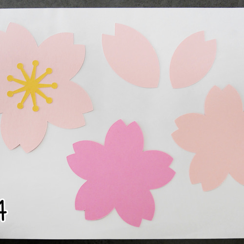 3·4月 桜の壁面飾り(大きいサイズ) 切り絵 yururi 通販 18920351 3·4月 桜の壁面飾り(大きいサイズ) 切り絵 yururi 通販 18920351