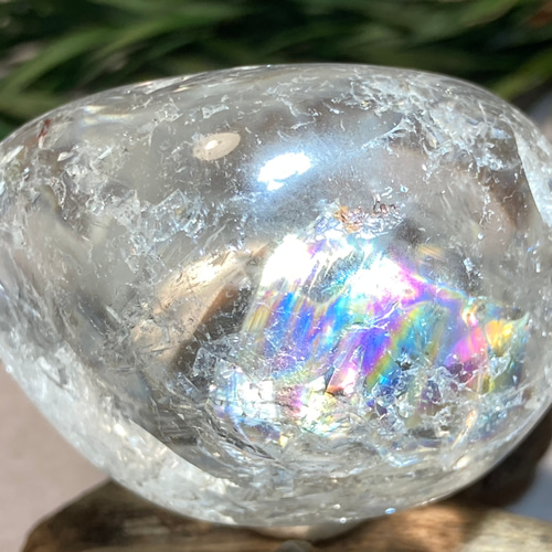 【期間限定特価】 クリスタル レインボークォーツ 万華鏡✨ 水晶 タンブル 原石 置物