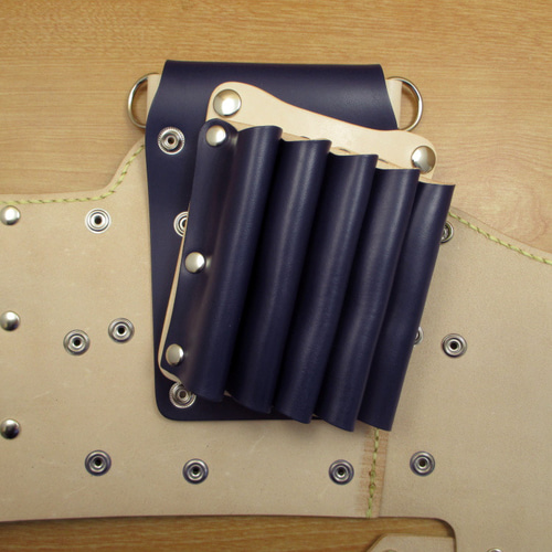 ハンドメイド　ヌメ革ナチュラル　８丁差し　シザーケース　SCA-143/NA ヌメ革ナチュラル 8丁差し シザーケース SCA-143/NA