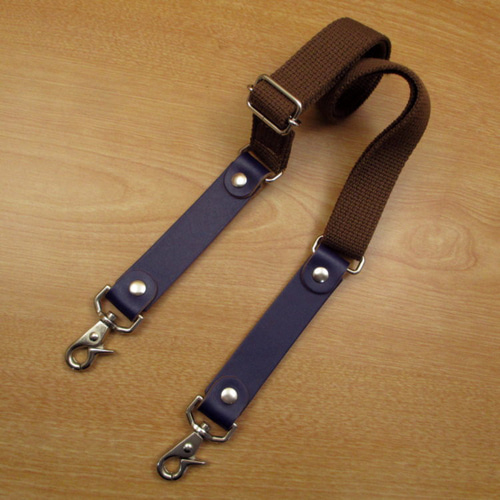 コンチョ付　ネイビー＆焦げ茶　５丁　 本革シザーケース　SCA-125/CNA コンチョ付 オールブラック 5丁差し 本革シザーケース SCA-125