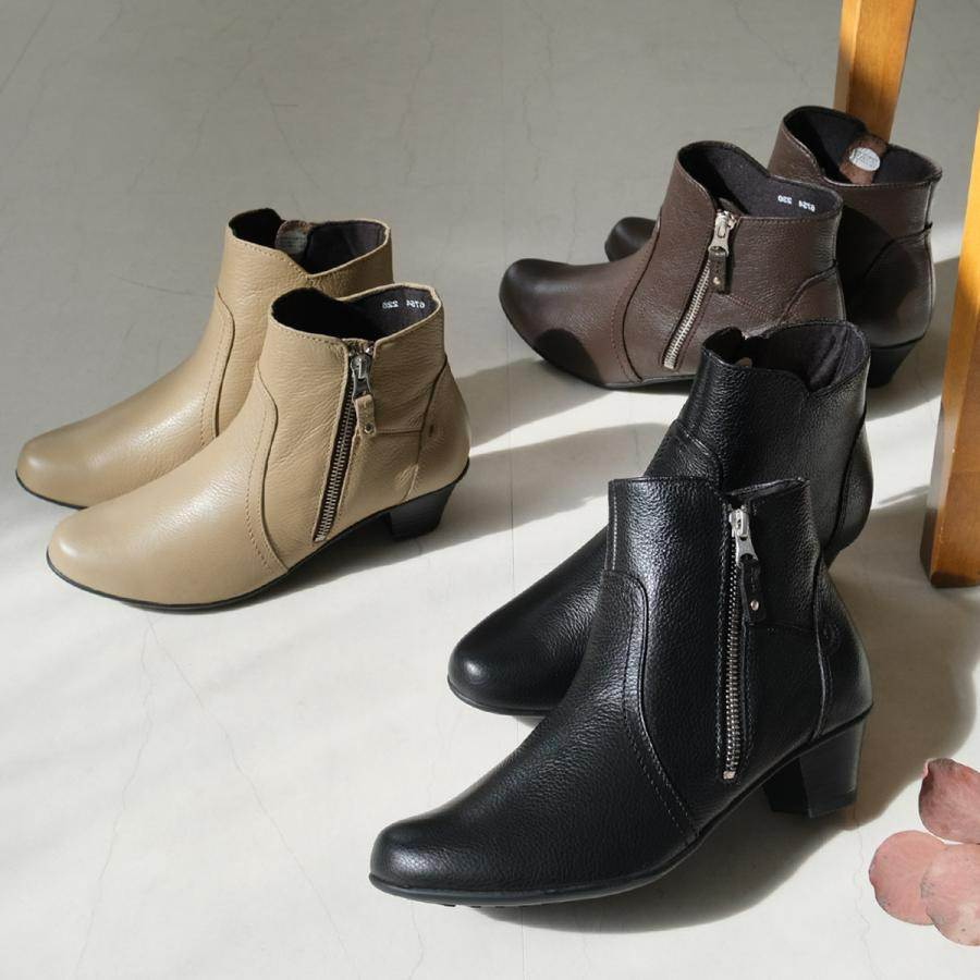 【期間中10%OFF】コーデのアクセントになる主役級本革ブーツ / PO6754