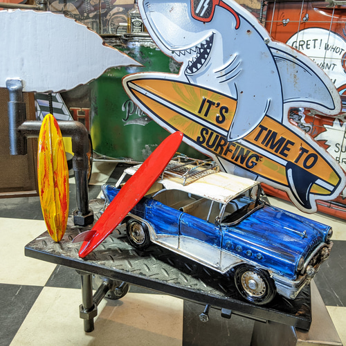 アメリカンヴィンテージ サーフショップ 壁掛け看板 アンティーク