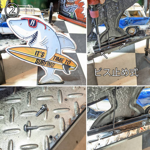 アメリカンヴィンテージ サーフショップ 壁掛け看板 アンティーク