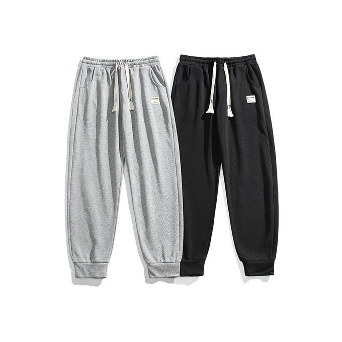 春夏新作 カジュアルパンツ メンズ 無地 レトロ 男性 ズボン