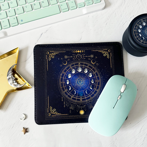 マウスパッド オシャレ 惑星柄 円型 惑星柄マウスパッド 光学式対応 自宅用