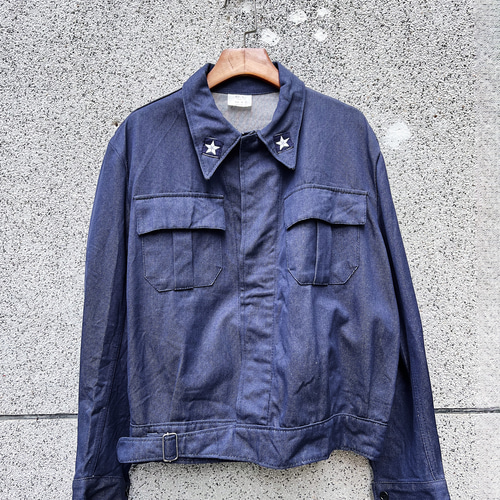 イタリア軍のデニムジャケット イタリア海軍の戦闘用ジャケット デニム