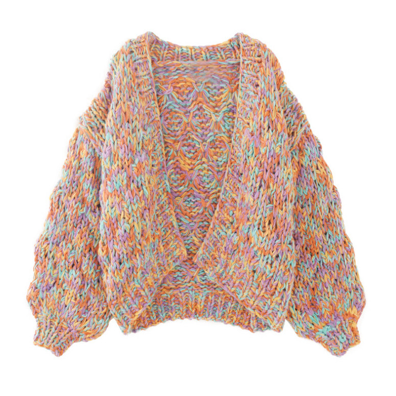 秋冬ニットアウター、秋冬カーディガン、前開きニットセーター、ニットセーター、ジャケット、レディース、防寒対策