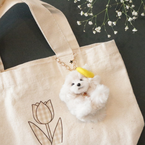 受注製作 母の日 トイプードル トイプー マルプー オフホワイト 犬