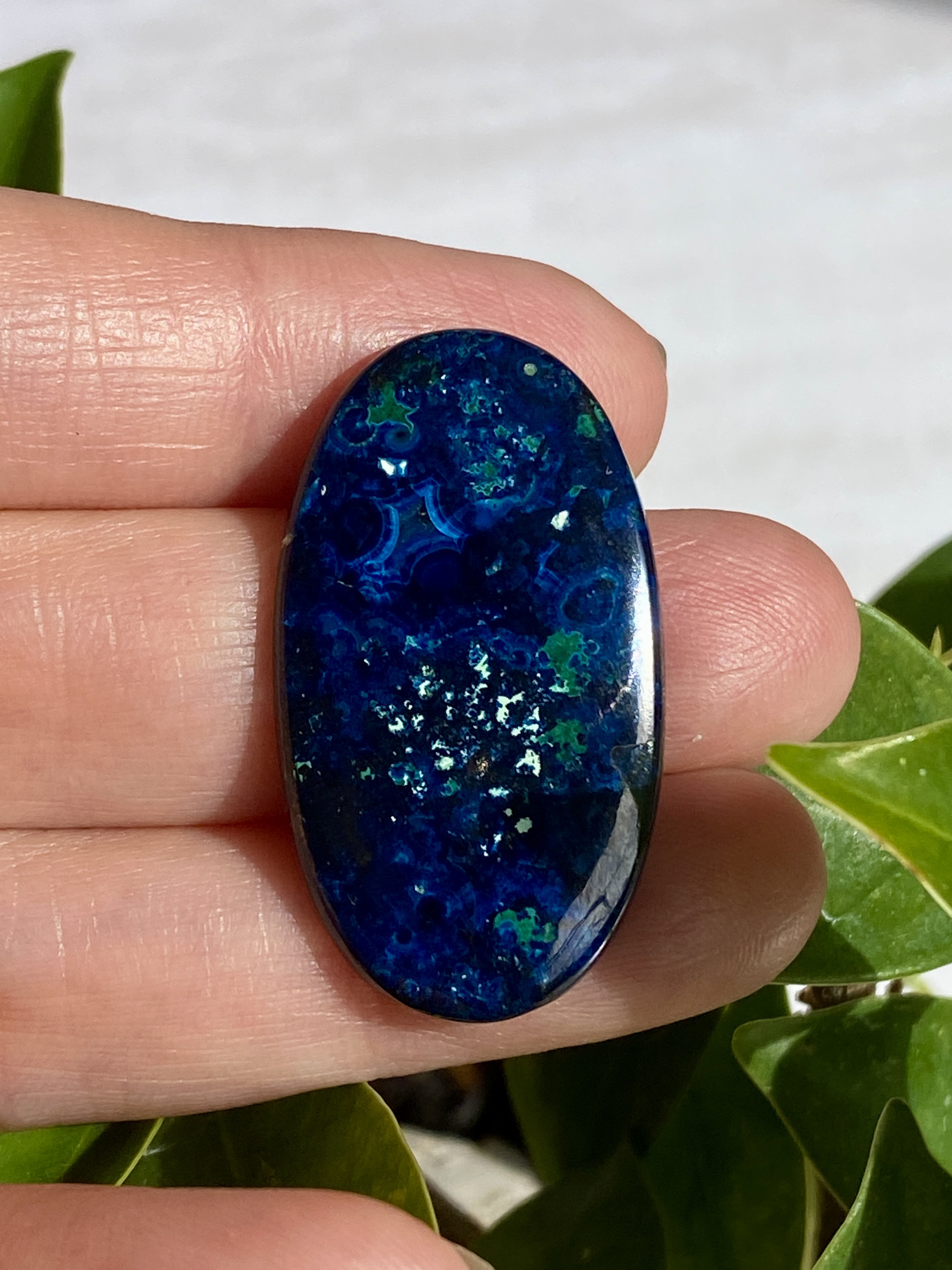 スーパーハイグレード ミッドナイトブルー アズライト 20 天然石 天然色