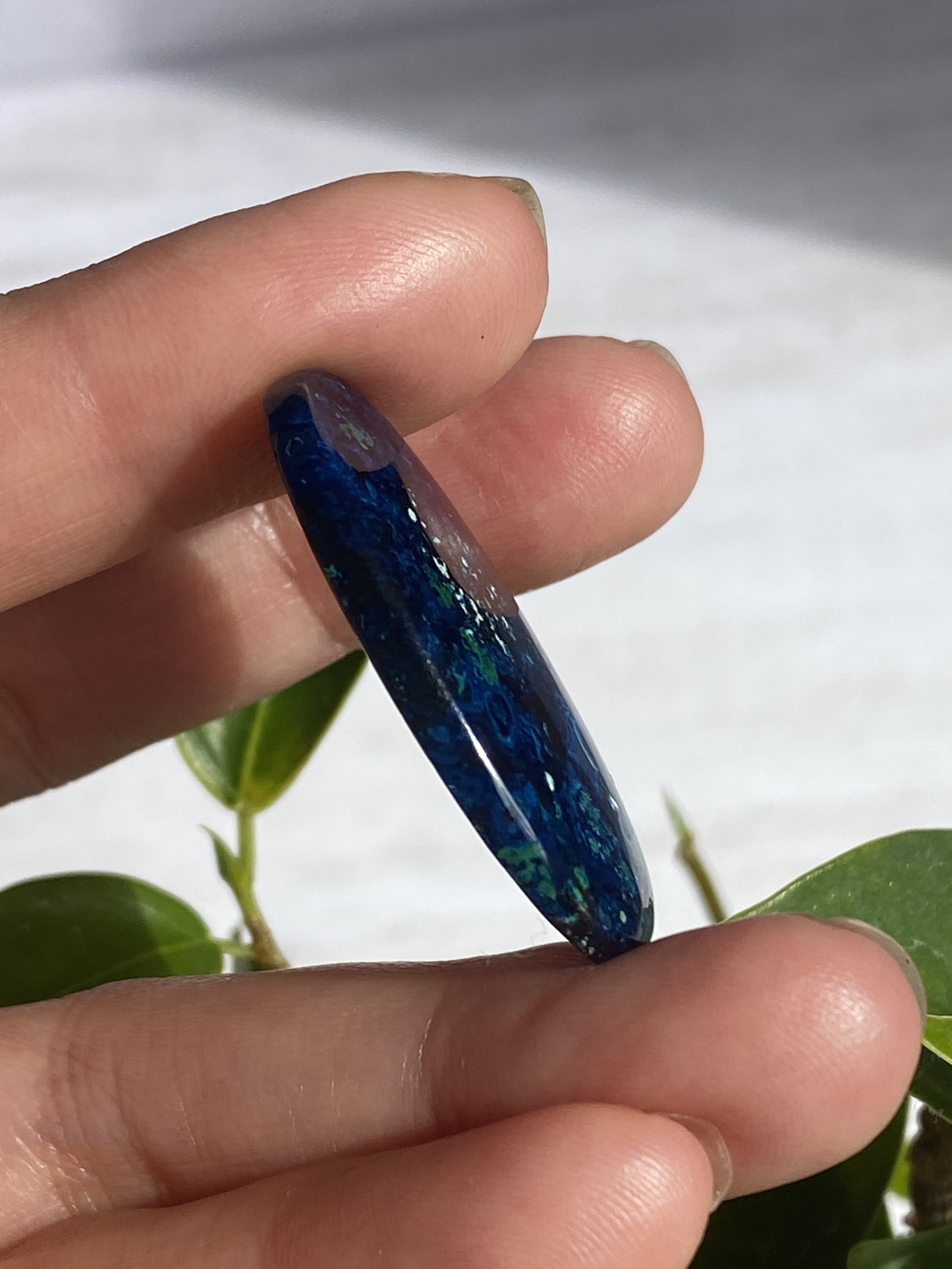 スーパーハイグレード ミッドナイトブルー アズライト 20 天然石 天然色