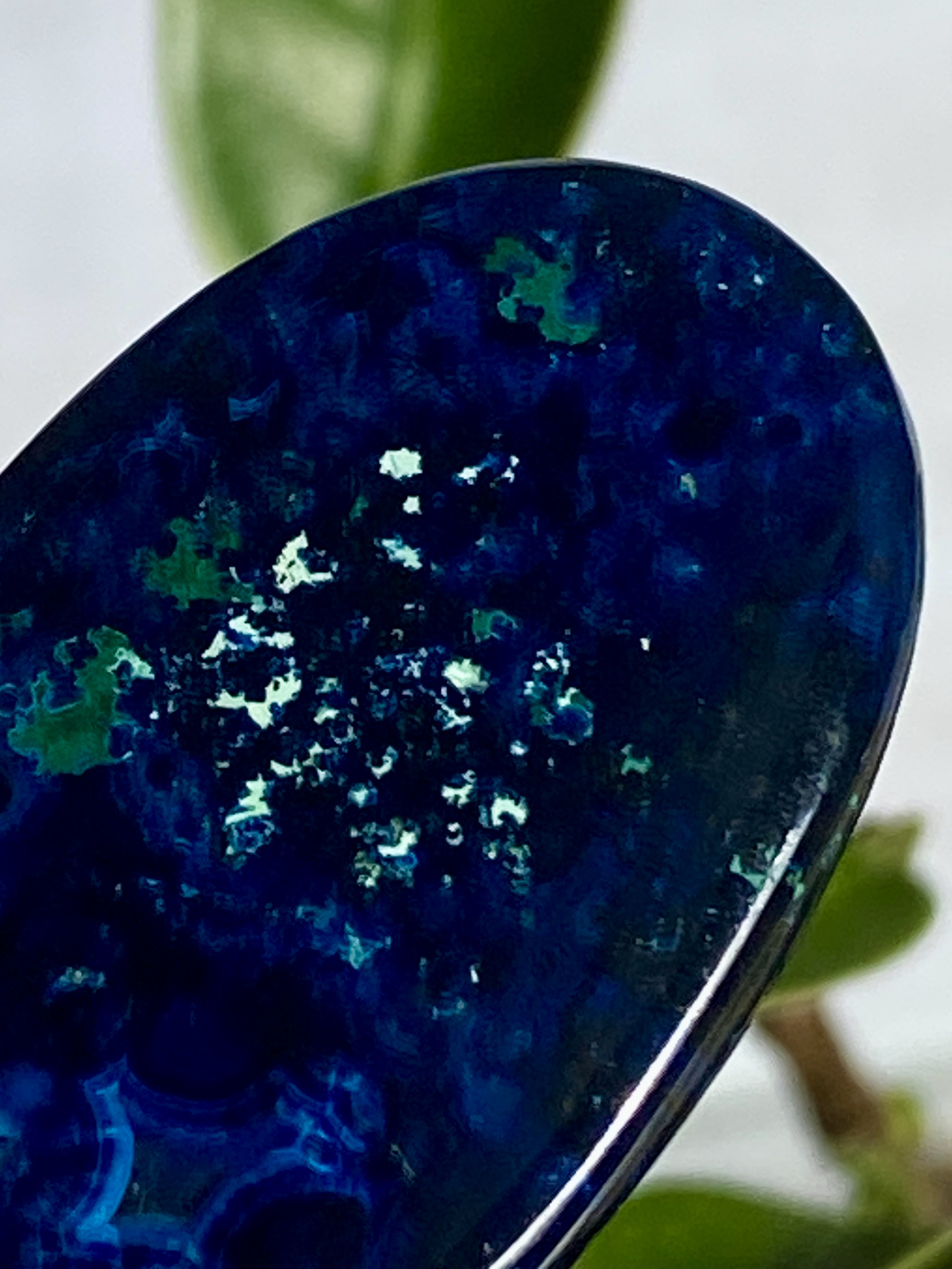 スーパーハイグレード ミッドナイトブルー アズライト 20 天然石 天然色