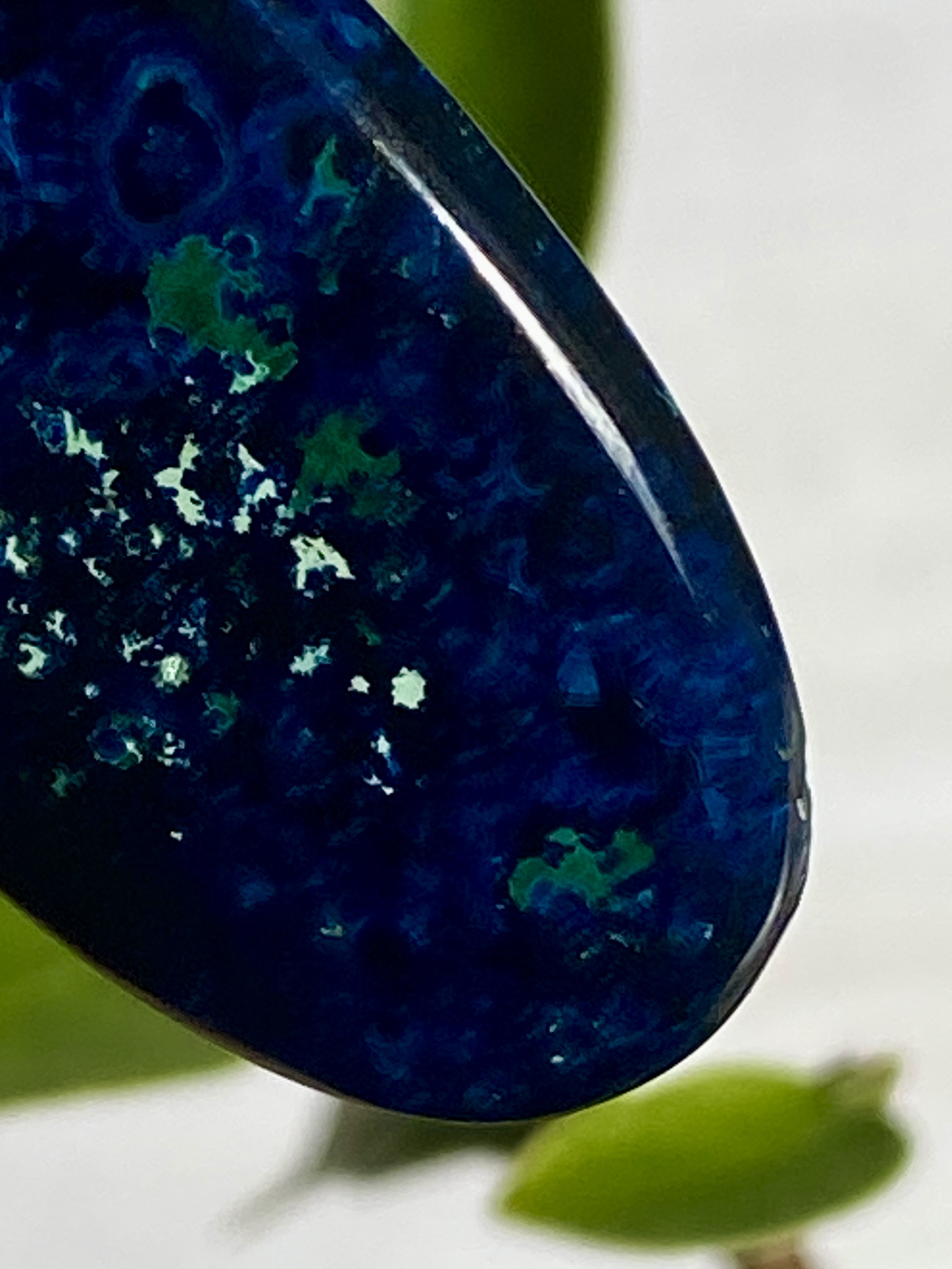 スーパーハイグレード ミッドナイトブルー アズライト 20 天然石 天然色