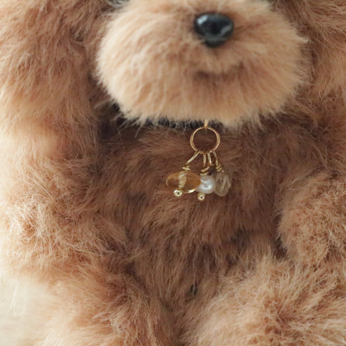 高品質の人気 トイプードル マルプー 犬 ぬいぐるみ バッグチャーム ブラウン ぬいぐるみ