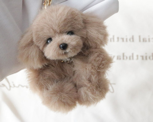 MILK トイプードル ぬいぐるみ ショルダーバッグ BIG 犬 ヴィンテージ MILK トイプードル ぬいぐるみ ショルダーバッグ BIG 犬 ヴィンテージ