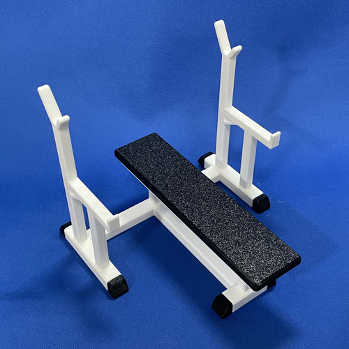 1/10ミニGYMシリーズ ベンチプレスマシーン(組立式) その他インテリア 