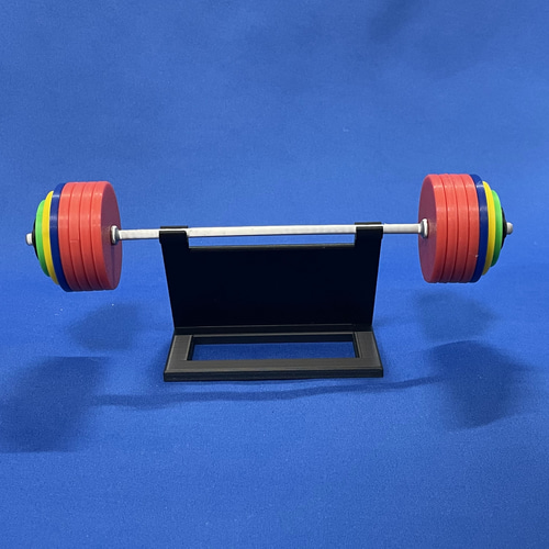 1/10ミニGYMシリーズ バーベル＆カードディスプレイスタンド(組立式