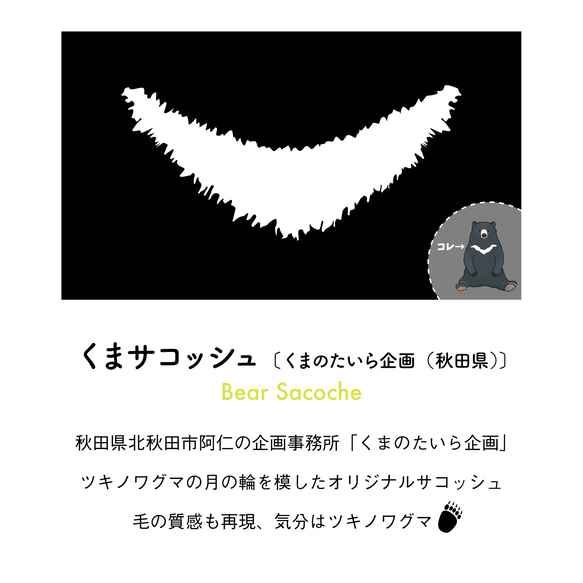 くまサコッシュ 2枚目の画像