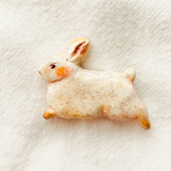 うさぎブローチ（rabbits brooch） 1枚目の画像