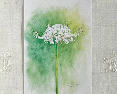 大野俶嵩、【山茶花】、希少な額装用画集より、新品額装付 秋野不矩、【廻廊】、希少な額装用画集より、状態良好、新品額装