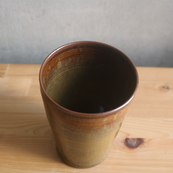 高取焼 高取焼き ビアカップ フリーカップ 筑前茶陶高取焼 高取八仙窯 陶器 食器 4枚目の画像