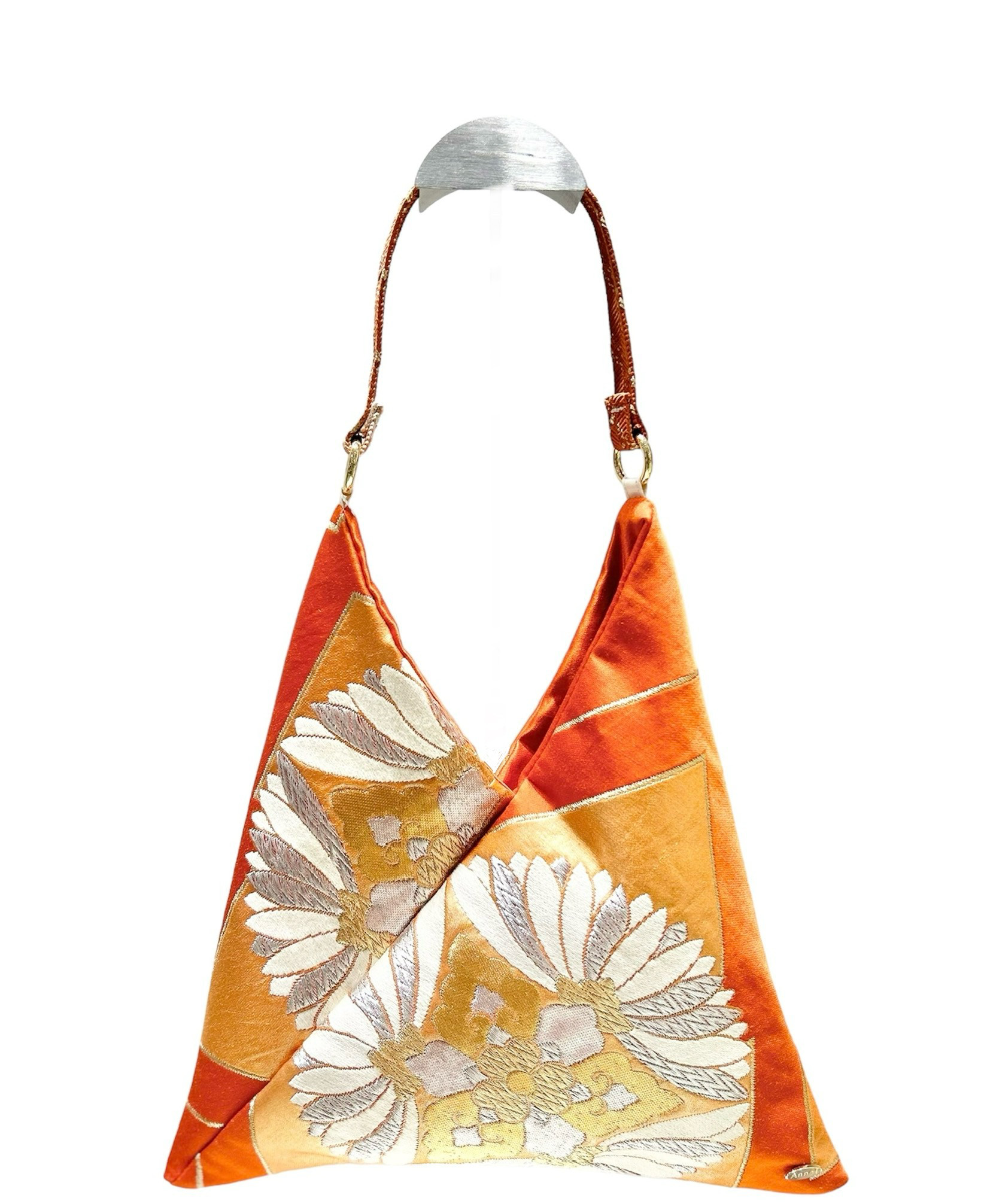 和柄バッグ　着物バッグ　バッグ　ショルダーバッグ　和バッグ　オシャレ　帯バッグ　鞄　かばん　あずバッグ　和モダン　和