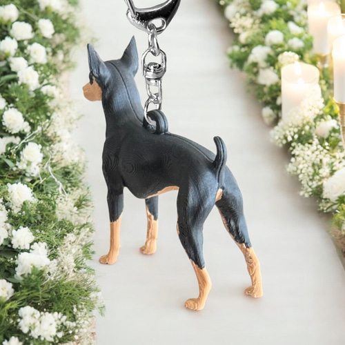 ドーベルマン/ピンシャー miniリアル3Dフィギュア/ミニチュア
