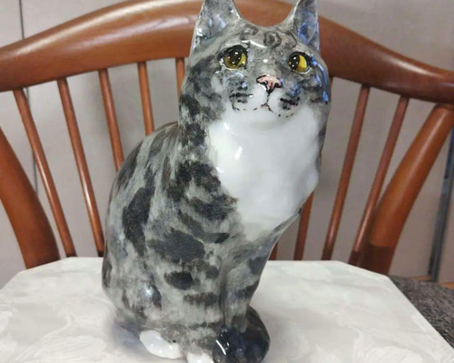 ウィンスタンレイキャット(ケンジントンキャット)　ペルシャ猫　サイズ4置物 ウィンスタンレイキャット ヒマラヤン・ペルシャ猫 サイズ2